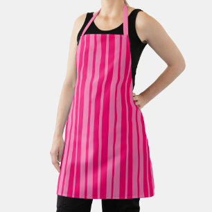 Tablier Design Motif léger et rose chaud