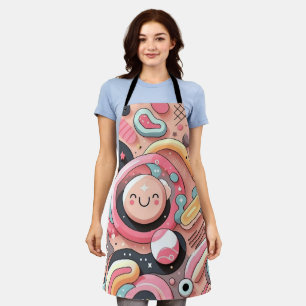 Tablier design motif moderne et minimaliste