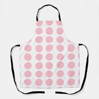 Tablier Design Pois rose