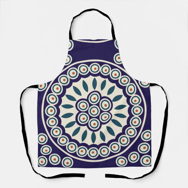 Tablier Design polonais de céramiques traditionnelles (Recto)
