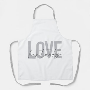 Tablier Design simple, moderne, urbain, cool Love Kentucky