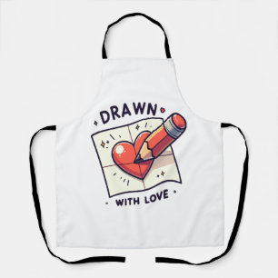 Tablier Dessin avec amour