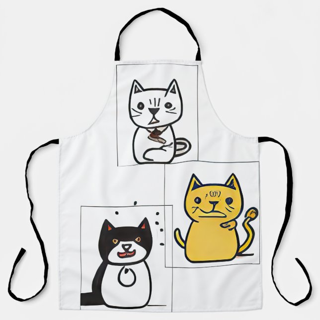 Tablier Dessin de chat (Recto)
