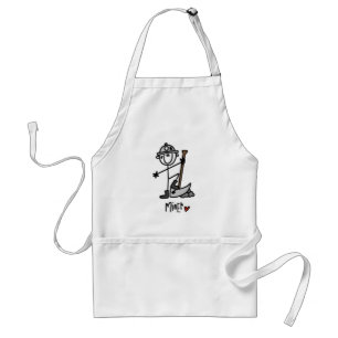 Tablier Dessin de mineur bâtonnet