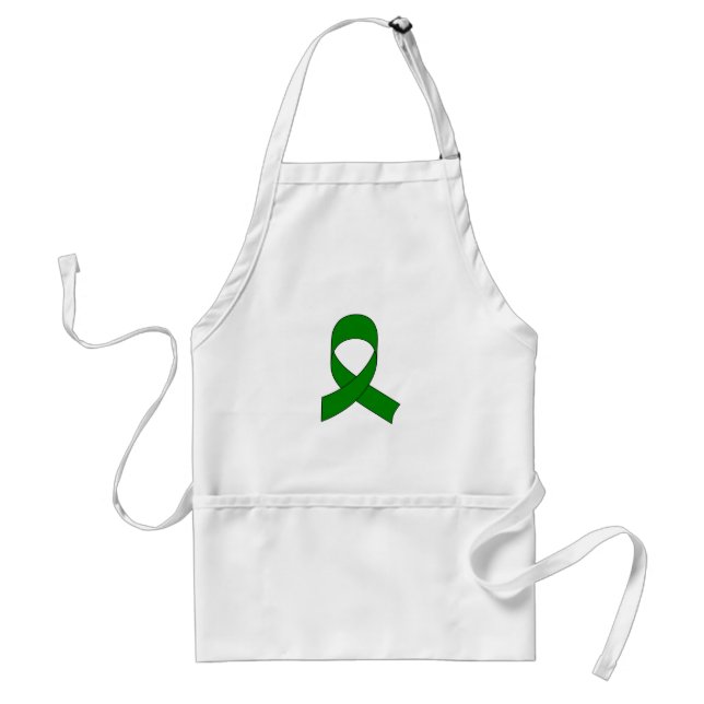 Tablier Dessin de ruban vert (Devant)