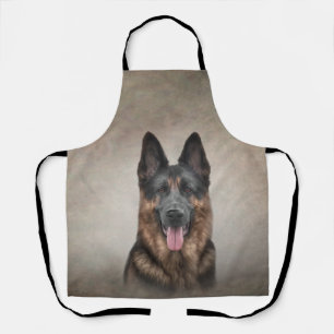 Tablier Dessin du berger allemand