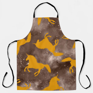Tablier Dessin main Abstrait Chevaux Unicorn Patt sans joi