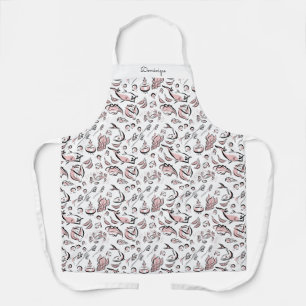 Tablier Dessin moderne personnalisé en papier à imprimer