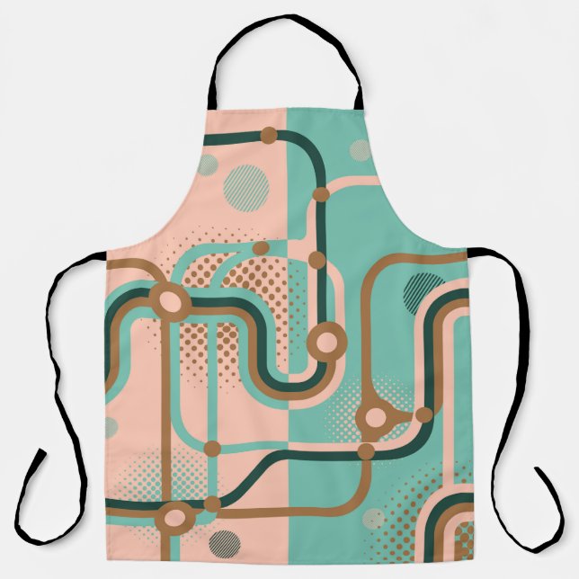 Tablier Deux motifs sans couture dans des couleurs différe (Recto)