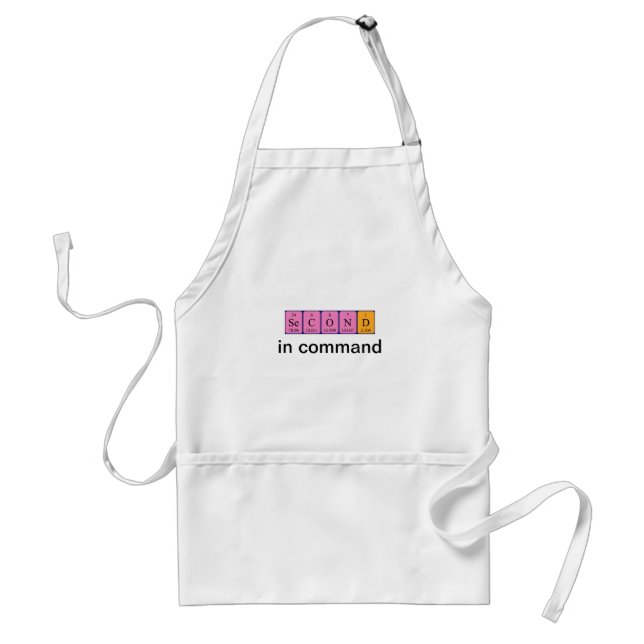 Tablier Deuxième tableur de nom périodique (Devant)