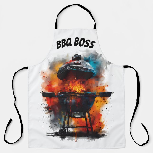 Tablier 🔥 Devenez l'Ultimate BBQ Boss! 🔥 (Recto)