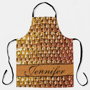 Tablier Diamants jaunes, diamants oranges, pierres gemmes