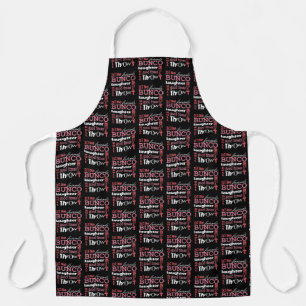 Tablier Dice Dice Pink Black Bunco