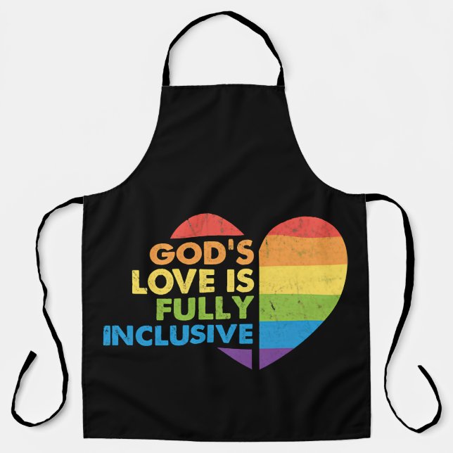 Tablier Dieu Gay Chrétien Lgbt (Recto)