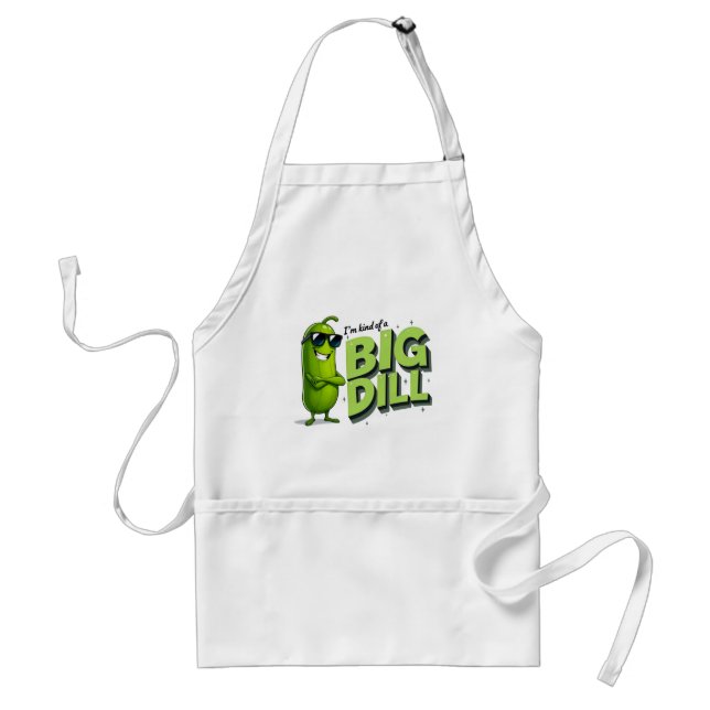 Tablier Dill Pickles Amateurs Cadeau - Drôle Drôle Dessins (Devant)