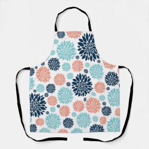 Tablier d'impression floral