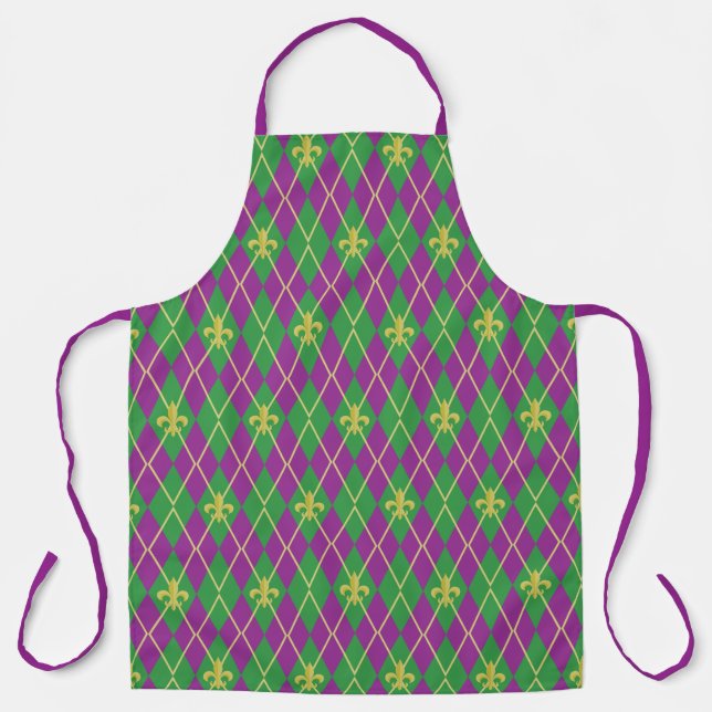 Tablier d'impression sur tout le Jacquard du Carna (Recto)