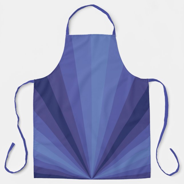 Tablier d'impression tout-en-plan bleu (Recto)