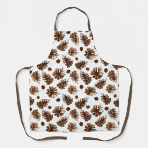 Tablier d'impression tout-en-plan en Pinecone rust
