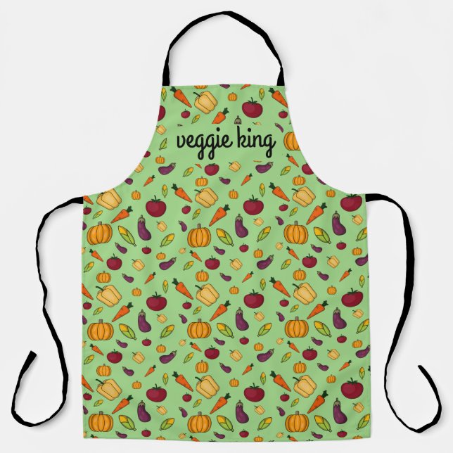 tablier d'impression tout-en-un du roi veggie (Recto)