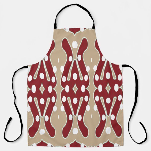 Tablier d'impression tout-en-un, motif de tissu mu (Recto)