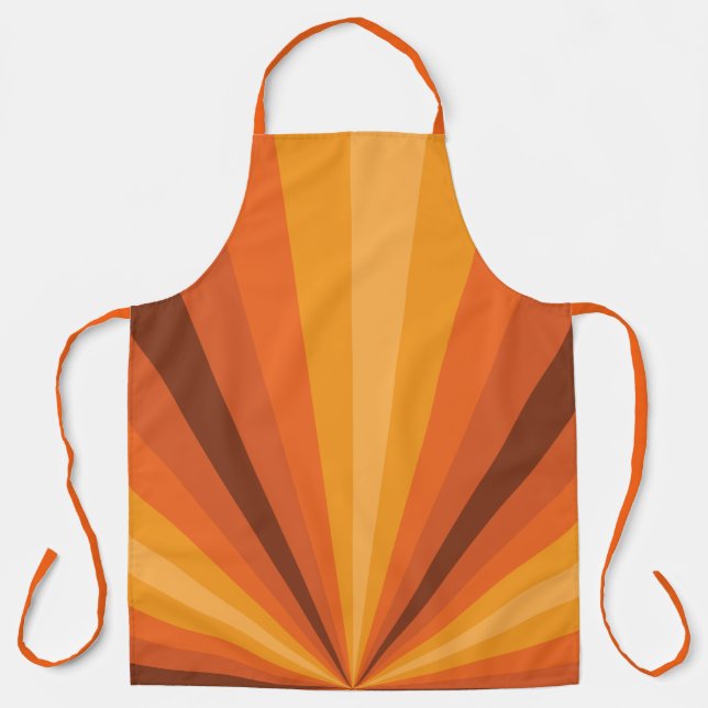 Tablier d'impression tout-en-un orange (Recto)