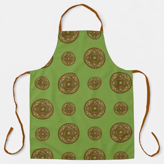Tablier d'impression Virgo Mandala (Recto)