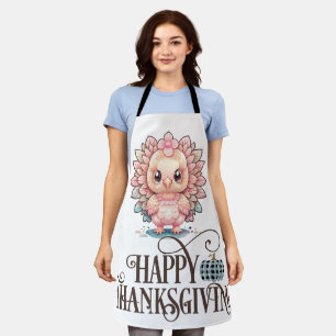 Tablier Dinde de Thanksgiving mignonne