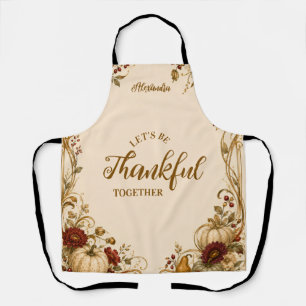 Tablier Dîner de Thanksgiving élégant Art nouveau