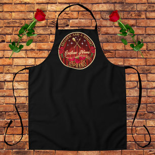 Tablier Dîner et Show Custom Name Soprano Apron