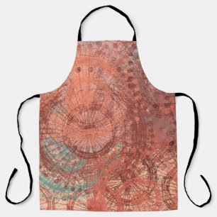 Tablier Dingue esquisse un motif aléatoire. Chaos et varié