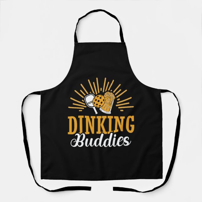 Tablier Dinking Buddies Pickleball Paddle Sport Jeu (Recto)