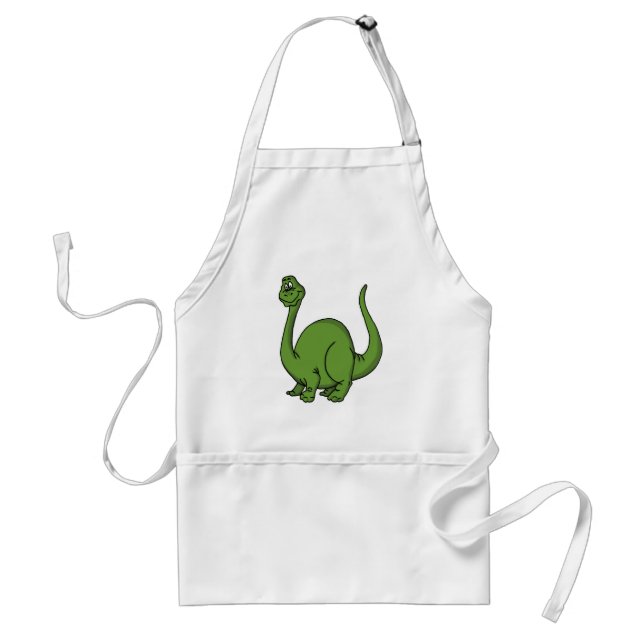 Tablier Dino vert (Devant)