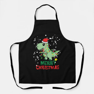 Tablier Dinosaur Joyeux Noël