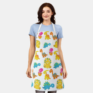 Tablier Dinosaures Mignons, Motif De Dinosaures, Baby Dino