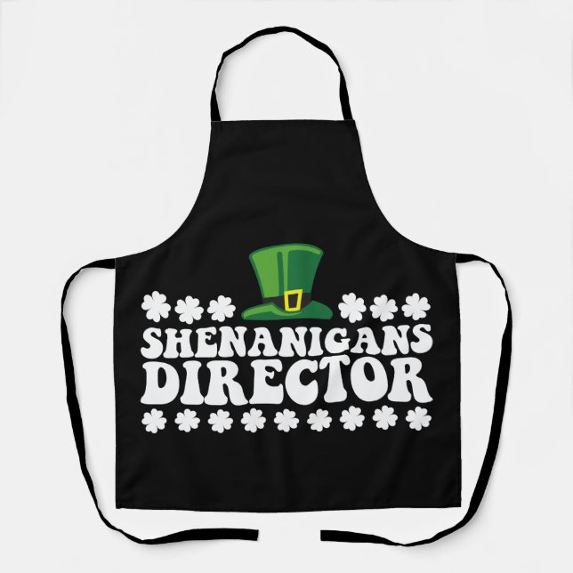 Tablier Directeur de Shenanigans Groovy Saint-Patrick irla (Recto)