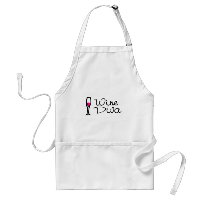 Tablier Diva de vin (Devant)