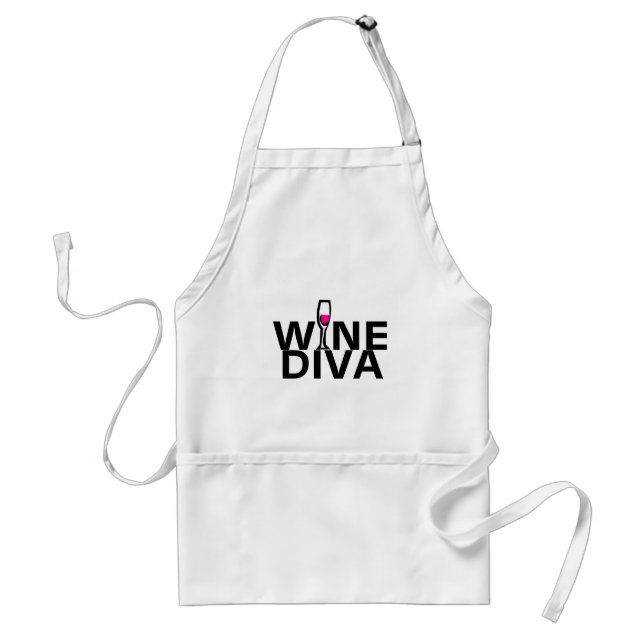 Tablier Diva de vin (Devant)