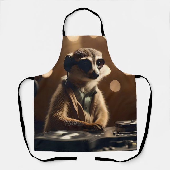 Tablier DJ Meerkat : Tracks de rotation dans la Savanna, (Recto)