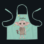Tablier Dobby Watercolor Character Art<br><div class="desc">Celebrate one of the wizarding world’s most beloved characters with this adorable Dobby illustration. Featuring the loyal house-elf holding his iconic sock, this charming artwork captures Dobby’s big-hearted spirit, wide-eyed innocence, and unforgettable bravery. Rendered in a soft, storybook-inspired style with warm, gentle details, the design highlights Dobby’s expressive eyes and...</div>