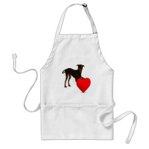Tablier Doberman Pinscher Avec Coeur