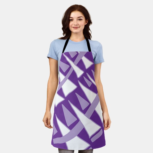 Tablier Dodle44 des lignes triangles (Porté)