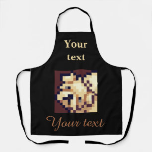 Tablier Dog, puppy, shitzu, chien, Pixel Art