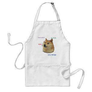 Tablier Doge. Ainsi Shibe