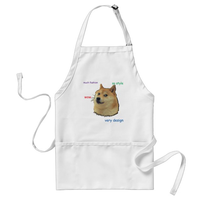 Tablier Doge.  Ainsi Shibe (Devant)