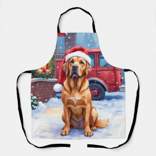 Tablier Dogue de Bordeaux Caserne de pompiers Chapeau de P