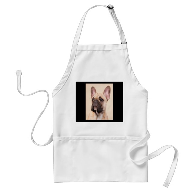 Tablier Don de chien | French Bulldog À Mal Visage (Devant)