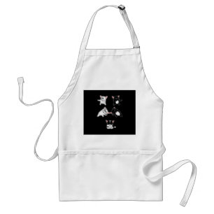 Tablier Don de chien French Bulldog Noir Et Blanc Lovely