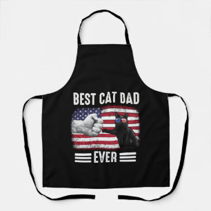Tablier Don Papa  Meilleur père de chats jamais vu Drapea