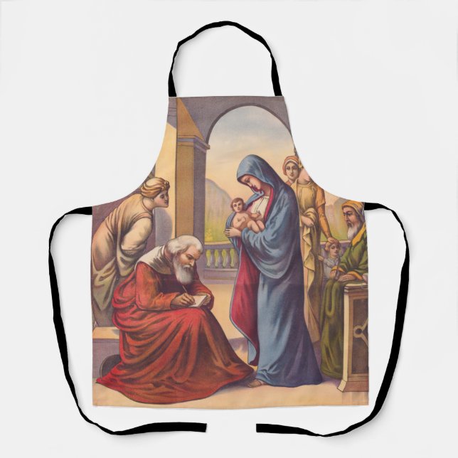 Tablier Donner le nom de Jean à l'enfant (Recto)